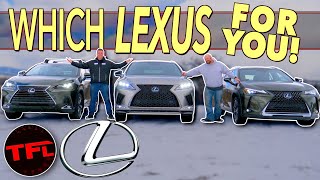 Lexus UX vs NX vs RX I Need A Funky And Fuel Efficient Car Which Should I Buy [upl. by Maite]