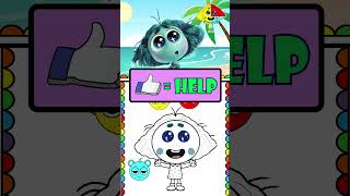 Coloring Envy Inside Out With 3 Incredibox Sprunki 🟦🟨🟥 shorts painting puzzle insideout2 [upl. by Alidis]