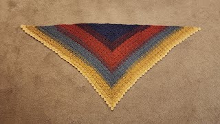 The TopDown C2C Shawl  Crochet Tutorial [upl. by Spratt]