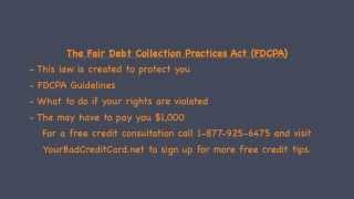 Fair Debt Collection Practices Act FDCPA [upl. by Eisdnil376]