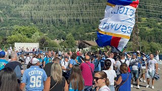 Ritiro Napoli quello che è successo fuori lo stadio è bellissimo 🤩💙 [upl. by Montfort]