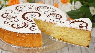 Italienischer Mandelkuchen mit Joghurt und Zitrone I Torta di mandorle con yogurt i lemone [upl. by Ecienal]