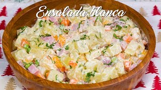 COMO PREPARAR ENSALADA BLANCA NAVIDEÑA  ACOMERPE [upl. by Aihsrop]