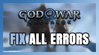 How to FIX God Of War Ragnarok All Errors [upl. by Otsirc538]