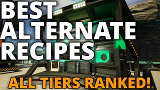 Alternate Recipe Guide  Best alternate recipes for each tier in Satisfactory 10 [upl. by Llerol]