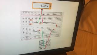 Measuring V amp I Tinkercad Breadboard [upl. by Arakahs360]