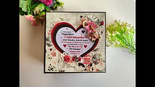 Scrapbook ideas for Anniversary  Cherished Moments 📸❤️ [upl. by Hannis]