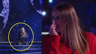 La Lourde chute dHélène Ségara en plein direct de la Star Academy 2023 [upl. by Rossen]