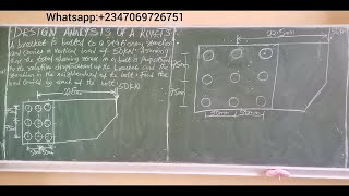 Eccentrically Loaded Riveted Joint Example 1  Eccentric Loaded Rivet Joint EpelleMichaelRowland [upl. by Sinnek193]