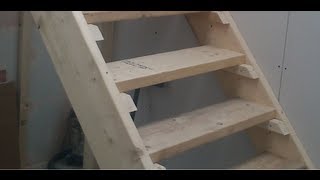 How to build Stairs Easy steps DIY staircase [upl. by Gemperle]