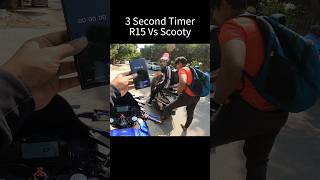 3 Second Timer R15 Vs Scooty shorts trending [upl. by Ameen]