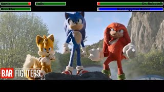 Sonic the Hedgehog 2 2022 Final Battle with healthbars [upl. by Aehsat]