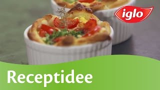 Lekkere en makkelijke spinazie quiche  Iglo Receptidee [upl. by Hsirk792]