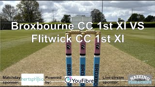 Broxbourne CC 1st XI VS Flitwick CC 1st XI [upl. by Leirza]