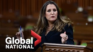 Global National April 19 2021  Canada pledges nearly 50B in spending in new budget [upl. by Jezreel]