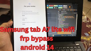 Samsung tab t220 frp bypass  samsung frp bypass  android 14 frp bypass  samsung frp remove [upl. by Nnoryt]