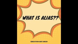 What is Alias in LINUX [upl. by Arak]