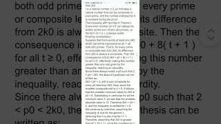 Goldbach Conjecture and the Inequality with Number 8 the Infinity Induction Principle with 9 [upl. by Galen]