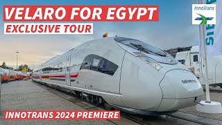 【4K】Siemens Velaro Train for Egypt Unveiled at InnoTrans 2024 Exclusive Tour [upl. by Litch866]