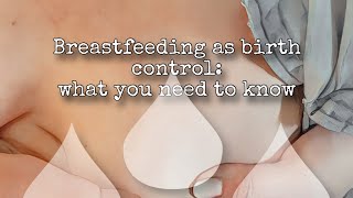 Breastfeeding as birth control [upl. by Karalynn708]