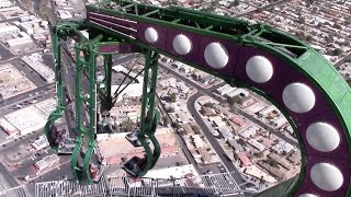 Worlds Scariest Thrill Rides  Stratosphere Las Vegas [upl. by Aciretal]