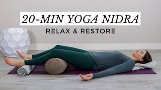 Yoga Nidra 20Minute Guided Meditation to Relax amp Restore [upl. by Inglebert]