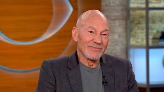 Actor Patrick Stewart on new role as TV journalist in quotBlunt Talkquot [upl. by Adnarb872]