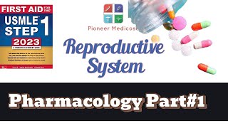 USMLE STEP 1 Pharmacology of Reproductive system Part1 from first aid book UrduHindi [upl. by Fair]