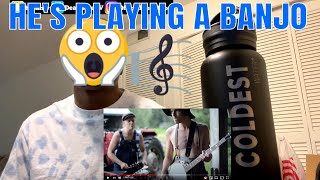 FIRST TIME REACTION  Thunderstruck by StevenSeagulls LIVE  REACTION [upl. by Ardnoed]