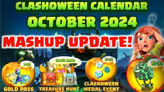 OCTOBER 2024 CLASHOWEEN🎃 UPDATE amp EVENTS CALANDER EXPLAINED IN CLASH OF CLANS [upl. by Sokin805]