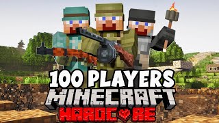 100 Players Simulate REALISTIC WAR in Minecraft [upl. by Garner]