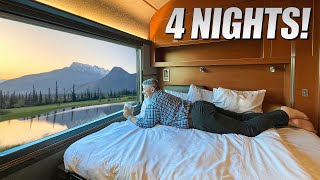 FIRST CLASS TRAIN Across Canada 🇨🇦 4 Nights 97 Hours [upl. by Afatsom]