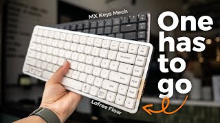 Lofree Flow vs MX Keys Mechanical keyboard  SOLD one [upl. by Anerres159]