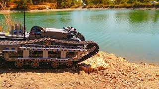 LEGO Technic RC Tracked Explorer V20 and 21  Epic Test [upl. by Ogeid]