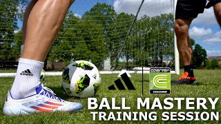 How To MASTER The Ball  Full Ball Mastery Training Session With Coerver Coaching [upl. by Etnahs392]