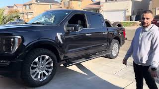 Bigger Tires on Stock 2022 F150 Limited [upl. by Doss]