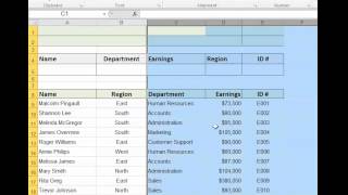 Unhiding Columns in Excel [upl. by Adianez]