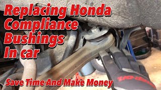 How To Replace Lower Control Arm Bushings In Car [upl. by Asseral]