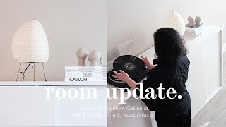 homebody diaries turning Ikea cabinets into a sideboard unboxing Noguchi Akari 1N [upl. by Haldis576]