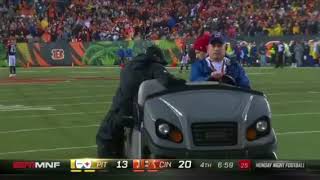 Vontaze Burfict Gets Carted Off The Field After Huge Hit [upl. by Anayek]