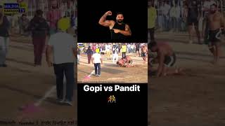 Honey pandit vs Gopi Frandipur  kabaddi video [upl. by Zetrauq]