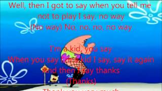 Spongebob quotGoofy Goober Rockquot Lyrics [upl. by Jaycee933]