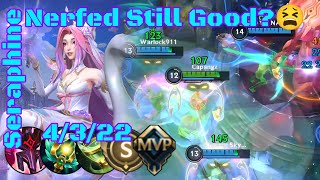 Seraphine  Nerfed Still Good  Patch 52c   Ranked  Ep356 [upl. by Ecnav]