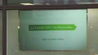 3M Vikuiti Rear Projection Film  Lloyds TSB amp NatWest Banks [upl. by Greene]