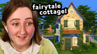 i built a fairytale cottage in the sims [upl. by Zobe]