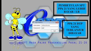 cara membuat pembetulan SPT PPh 21 yang lebih bayar  LB [upl. by Iarised]