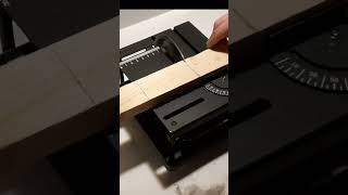 Mini table saw in action making the cut diy minitablesaw process woodworking [upl. by Ahsiekyt188]