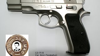 Pistole CZ 75B disassembly  zerlegen [upl. by Raknahs]