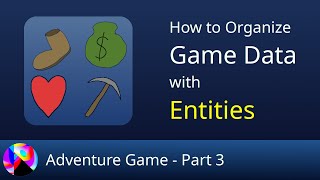 Entities with Pygame  Adventure Game Part 3 [upl. by Heimer]