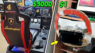 Cheap vs Expensive Sim Racing Setups [upl. by Ammadas]